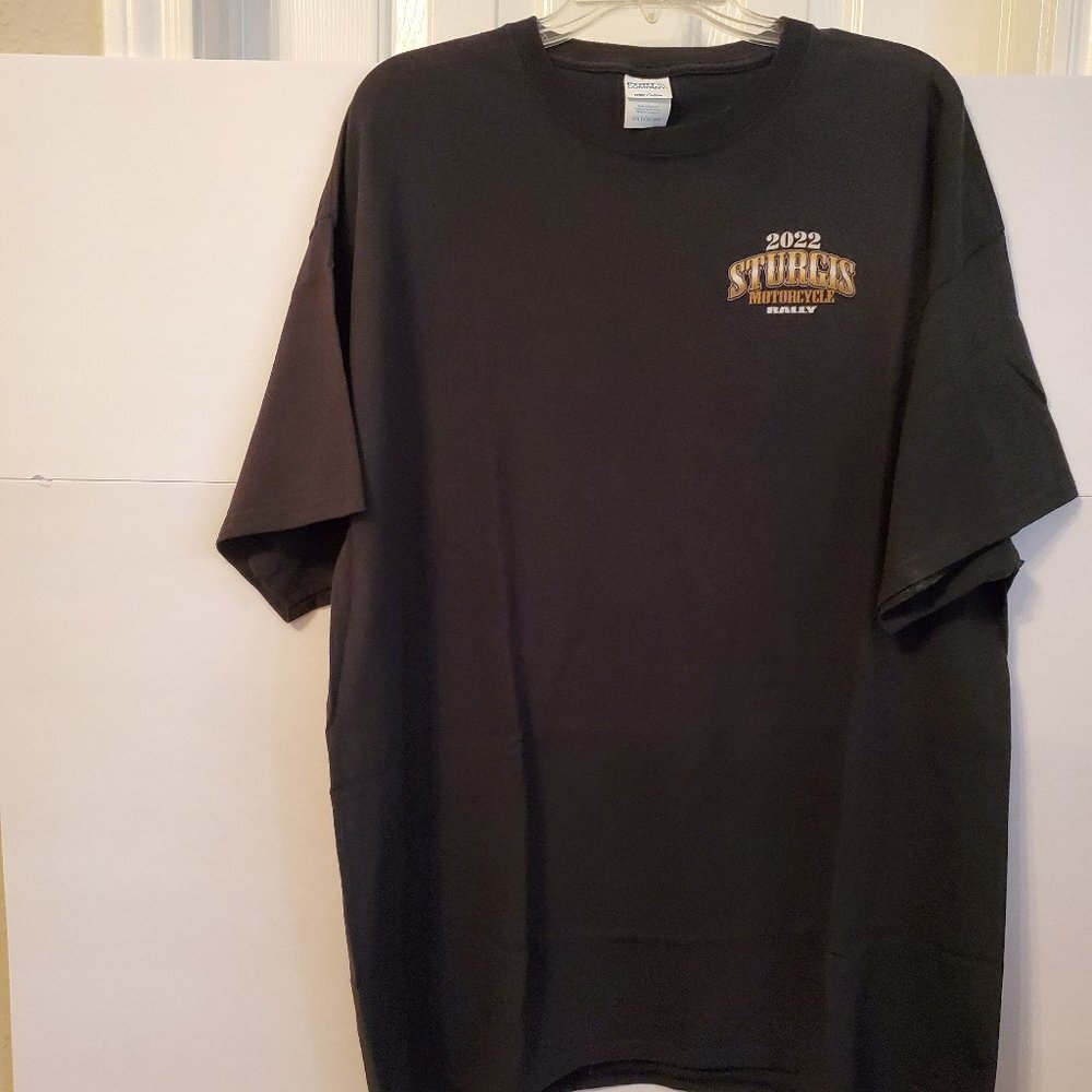 2022 Sturgis Motorcycle Rally t shirt short sleeves 100% cotton size 2X. - Picture 3 of 9